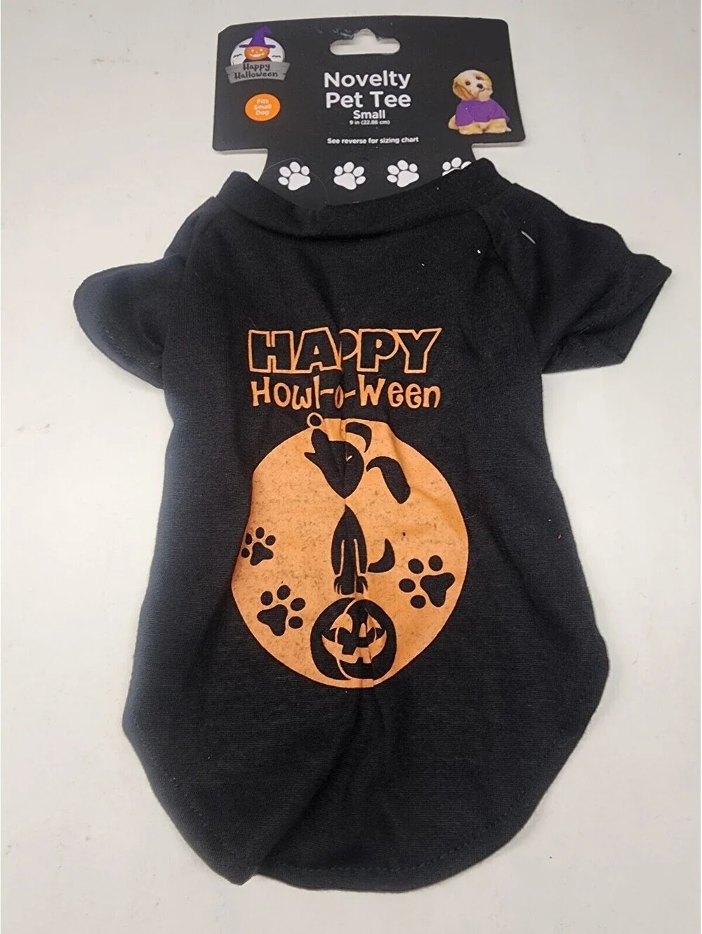 NWT Happy Halloween Novelty Pet T-Shirt For Dogs. Size S
